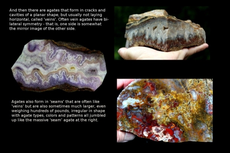 vein and seam agate examples